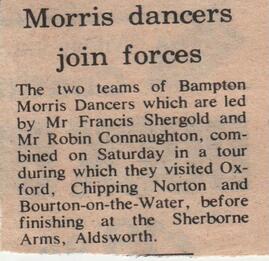 1975 Morris Dancers Join Forces