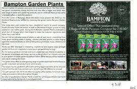 Bampton Garden Plants on the Buckland Road had a huge overhall about a year ago