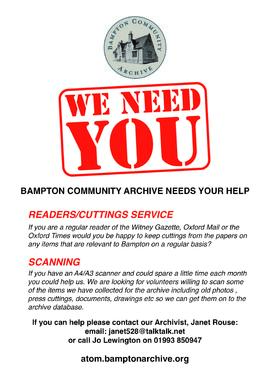 WE NEED YOUR HELP Poster