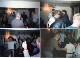 Whit Monday 1986 and practice the day before. Alec Wixey's side and Francis Shergold's side