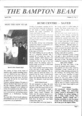 The Bampton Beam April 1996