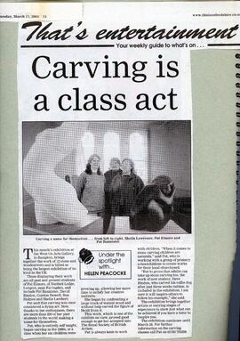 Carving is a class act - March 17th 2004
