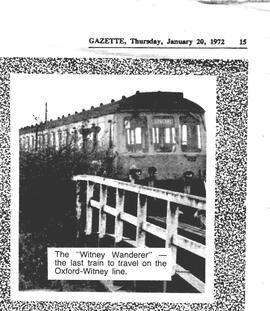 Closure of the Oxford - Witney - Fairford railway line June 16th 1962 Page 2