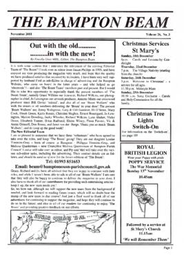 The Bampton Beam Nov 2011
