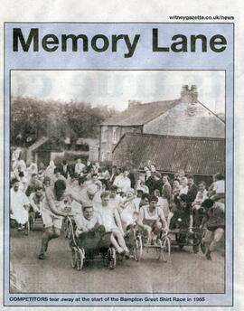 Start of the Shirt Race, The Swan, Buckland Road 1965