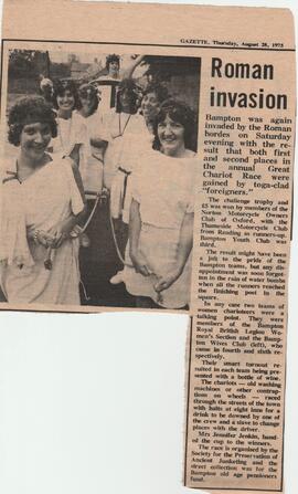 1975 Roman Invasion At The Shirt Race