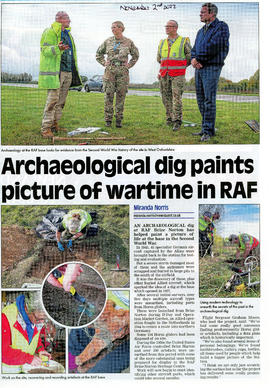 Archaeological Dig at RAF Brize Norton