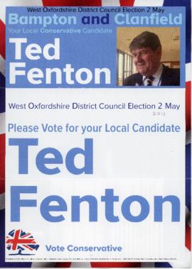 Ted Fenton WODC Election May 2019