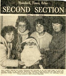 Dec 3Rd 1982 Sue Dixon, Sheila Tanner, Lynne Evans, Lorraine Churchill, Allan Churchill At Playgroup