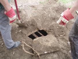 Tanning Pits found behind Wheatsheaf