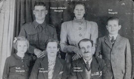 Francis & 1st wife Mabel, Roy; Ruth, Lucy & George Shergold