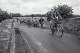 Cycle ride to raise need for cycle path from Bampton to The Trout along Buckland Road, 1999
