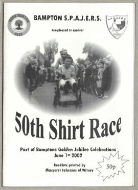 50th Shirt Race Booklet