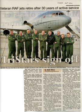 RAF Brize Norton: TriStar retires after 30 years