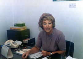 Mrs Mavis Newing, health visitor. 1986