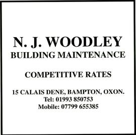 Neville Woodley builder, ad in The Beam Nov 2007