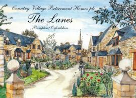 Brochure showing the new retirement homes in The Lanes