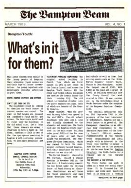 THE BAMPTON BEAM MAR 1989
