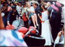 Wedding of Nicola Smith & Terry Crowley's motobikes