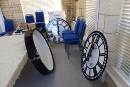 The creation and istallation of the two Town Hall clocks for the Diamond Jubilee of QEII