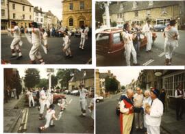 Arnold Woodley's side dancing in Woodstock and for Morris Aid, both 1986