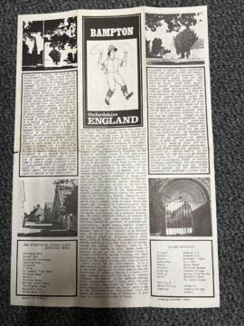 Brochure - Information on Bampton 1970