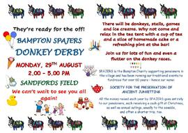 Donkey Derby flyer 2023