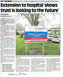 Extension to Witney hospital shows trust is looking to the future