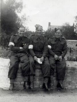 George Bishop on Home Guard duty