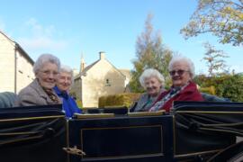 Open top carriage ride for the Bush Club Members Oct 2018