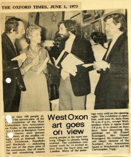How it all started - West Oxfordshire Arts Association WOAA 1973