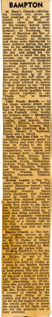 Standard, Times & Echo Mar 29Th 1938. St Mary'S, Footbal, Darby & Joan, British Legion, B...