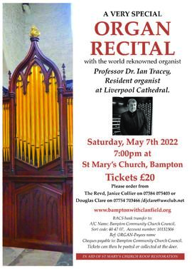 Organ Recital St Mary's Church Bampton