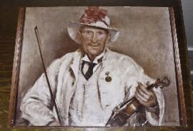 William Nathan 'Jingy' Wells, his Morris clothes and playing the fiddle