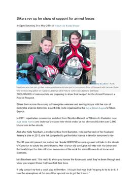 Bikers rev up for show of support for armed forces_Page_1