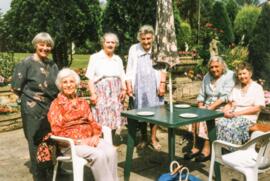 A tea party at Horace Holyfield's, Ramsden 1999