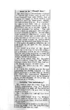 Oxford Times June 1934 'Water Dispute'.