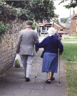 Ann and Francis Shergold at Tick Hill in Yorkshire