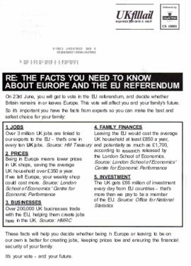June referendum thoughts of Mark Carney, Karren Brady, Sir Richard Branson, Sir Hugh Orde, France...