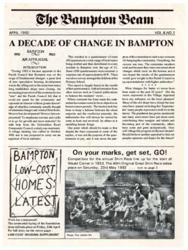 THE BAMPTON BEAM APR 1992