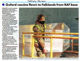 Vaccines to the Falklands Feb 2021