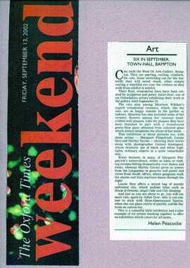 West Ox Arts - Six in September 2002