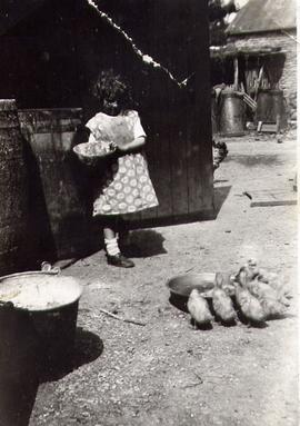 Dora Townsend as a little girl