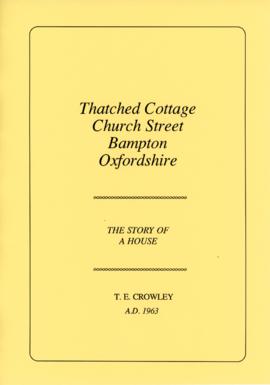 History of Thatched Cottage in Church St by Terry Crowley