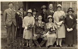 Wedding of Daniel Gardner's son or daughter, Daniel is 3rd from right