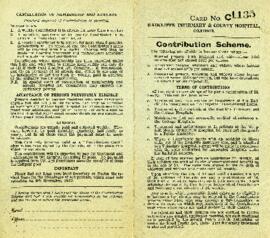 Radcliffe Infirmary & County Hospital contribution scheme, Mr & Mrs Hudson