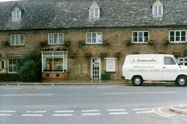 The Stores known as Simmonds, seen in 1984 with Adrian Simmonds' van outside.