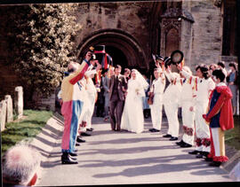 Witney wedding On the right, Julian Fidler, Joe Stevens, Brendan, Don Fidler, Arnold,, Left Sonner