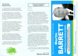Martin Barrett & one newspaper article re 2014 local elections