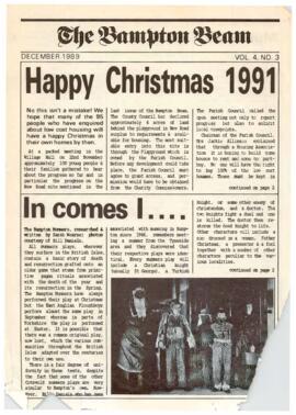THE BAMPTON BEAM DEC 1989